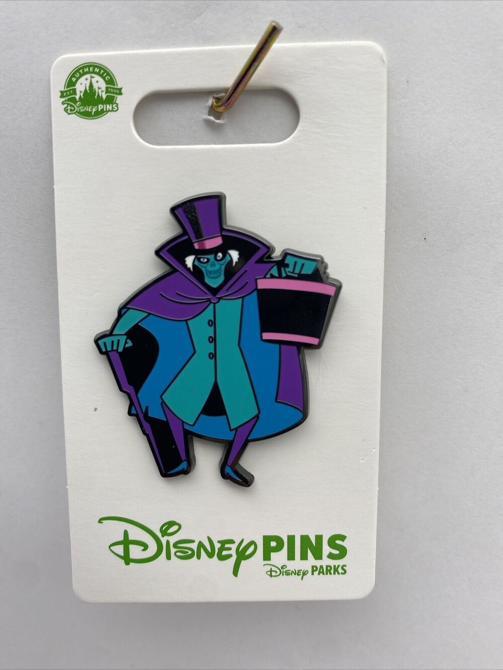 Disney Parks Pin Haunted Mansion Hatbox Ghost 2023 Colorful Trading Pin
